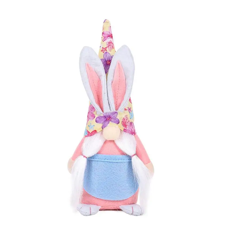 

Easter Bunny Long Leggs Gnomes Handmade Swedish Tomte Rabbit Plush Toys Doll Ornaments Spring Gifts Holiday Home Party Decoratio