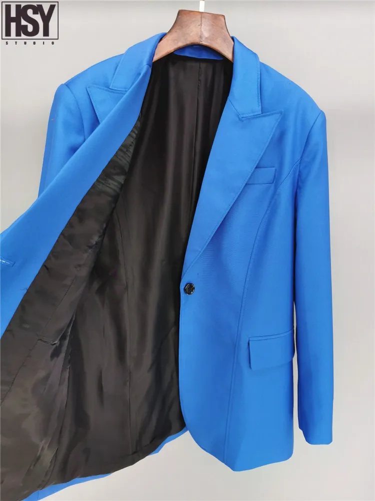 【HSY】2019 Осень Зима Новый дизайн Женская Повседневная куртка пальто камвольная