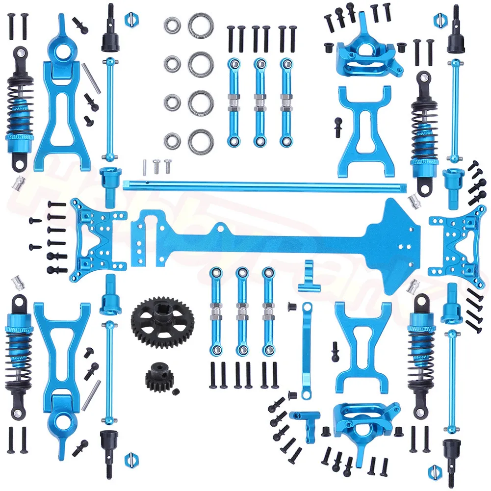 Полный комплект деталей для Wltoys A959 Vortex 1/18 2 4G 4WD Электрический Радиоуправляемый