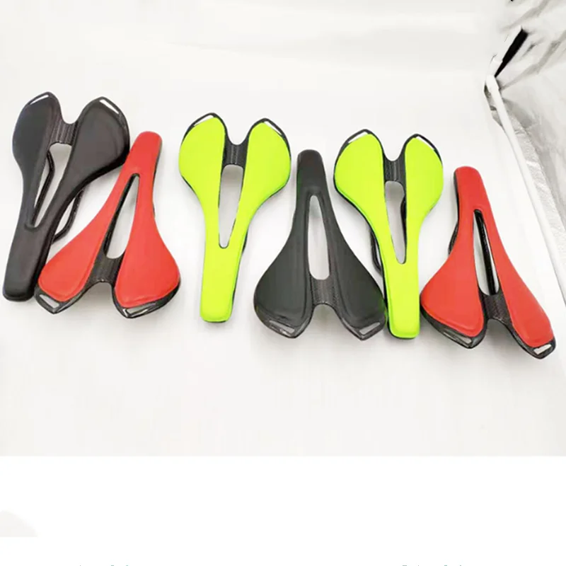 

Full carbon fiber bicycle leather saddle mountain road universal carbon fiber bicycle saddle bicycle accessories