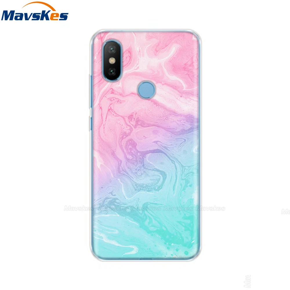 Силиконовый чехол для телефона для Xiaomi mi A2 Lite, чехол с рисунком, мягкая задняя крышка из ТПУ, чехол для телефона для Xiomi mi A2 mi A2 LITE, бампер - Цвет: 32