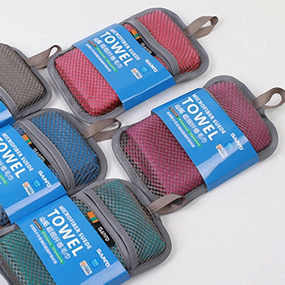 Быстросохнущее полотенце из микрофибры для плавания отдыха на открытом воздухе