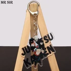 Аниме юютсу касин юцзи итадори акриловый брелок кавайные фигурки Megumi Fushiguro Gojou брелки для женщин сумки Брелки Подарки