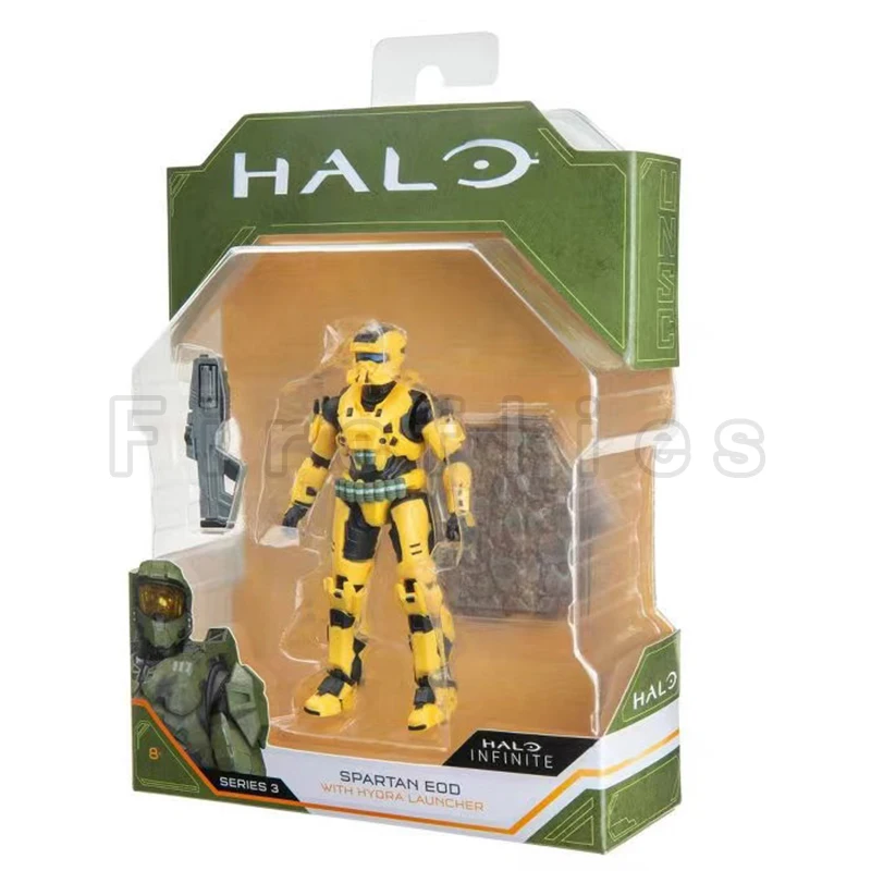 1/18 HALO 4inches Original Action Figure Spartan EOD With Hydra Launcher Anime Movie TV Model For Gift Free Shipping