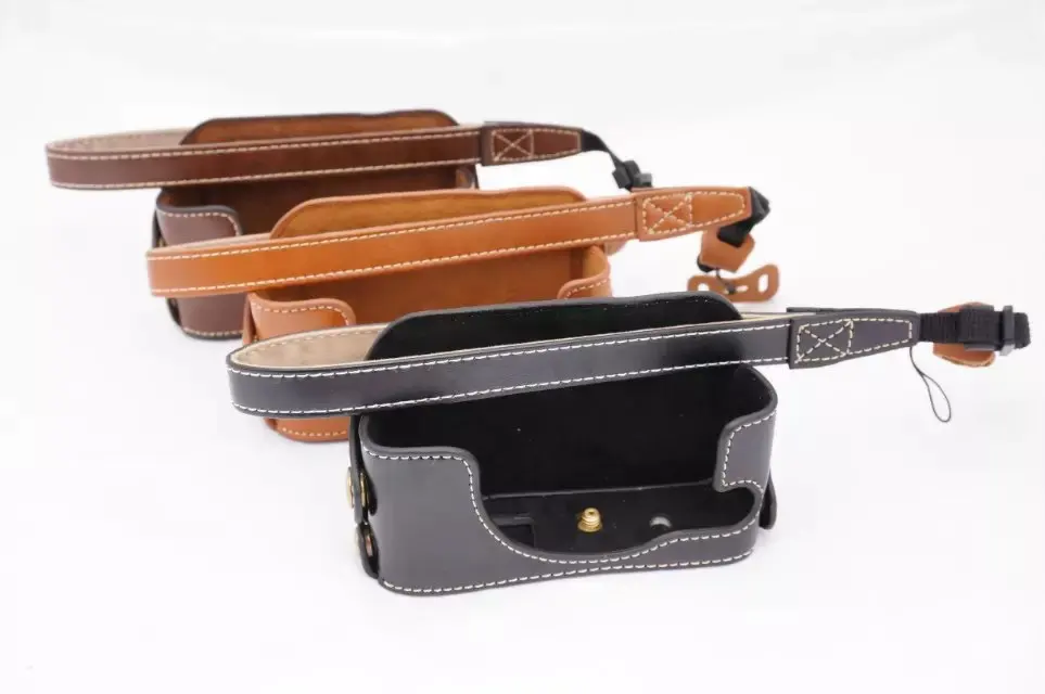 Кожаный защитный чехол с ремешком для камеры Sony RX1RII/RX1R mark II|Сумки