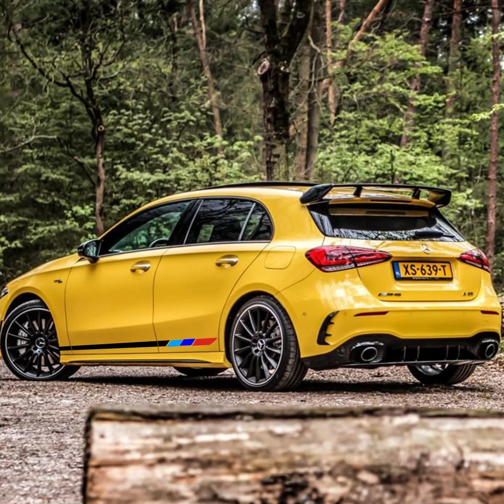 2 шт. 200 см x 13 Автомобильная наклейка боковая полоса сделай сам для BMW E46 E60 E90 F30 F10 E39