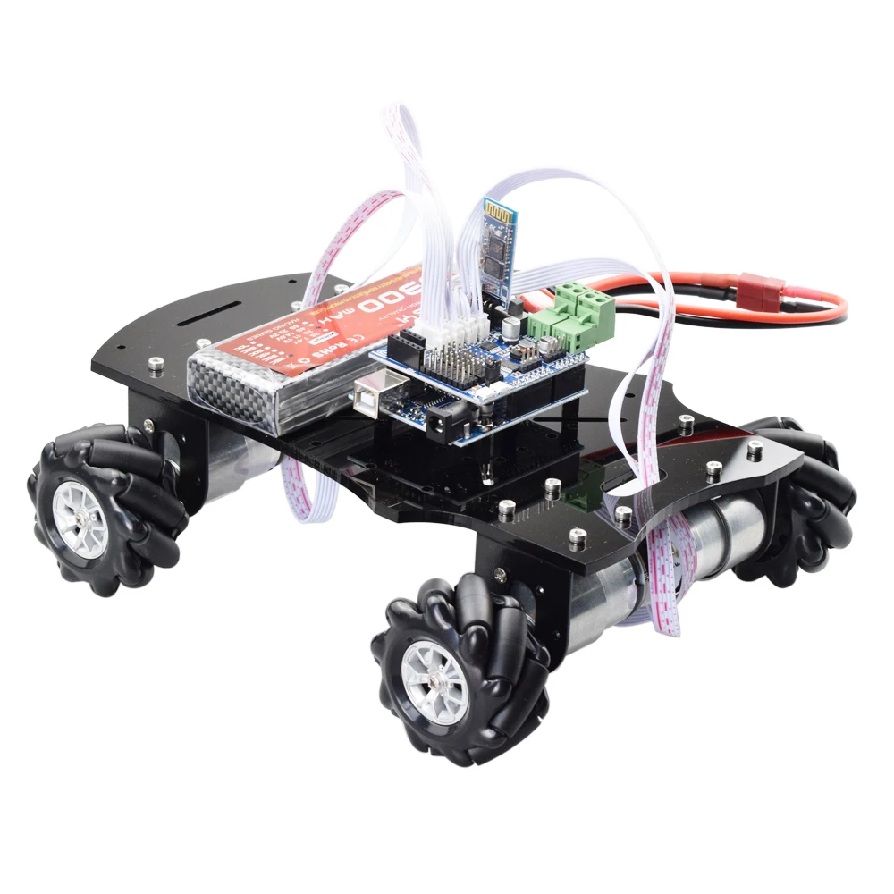 PS2 ручка/Bluetooth RC управление нагрузкой 5 кг Mecanum колесный робот автомобильный шасси
