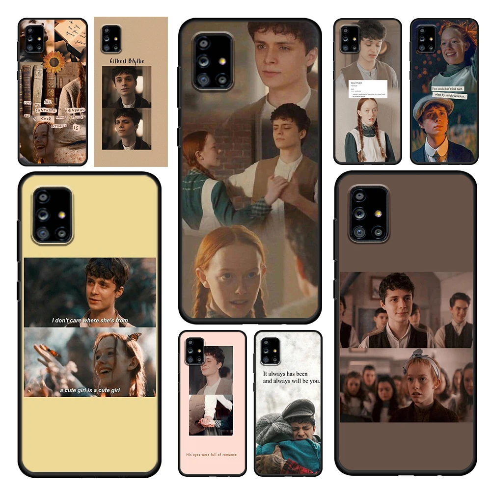 

Gril Anne With An E For Samsung Galaxy A72 A52 A71 A51 A42 A02S A91 A81 A41 A31 A21 A01 Soft Black Phone Case Cover
