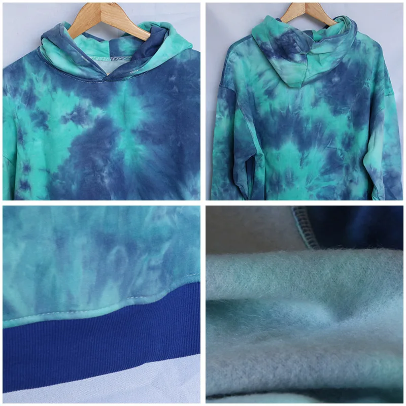 

Luck A New Hip Hop Hoodies Men Fashion Tie Dyeing Casual Pullover Blue Hoodies Men Autumn Hoody Sweatshirts Streetwear Popping