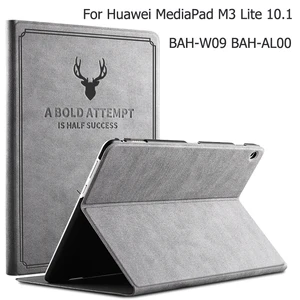 case for huawei mediapad m3 lite 10 bah l09w09al00 silm flip stand pu leather case cover for huawei m3 lite 10 1 tablet funda free global shipping