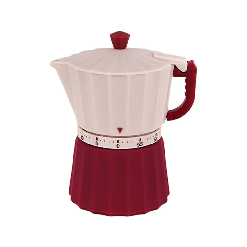 

Механический кухонный таймер K3NA, креативные часы с обратным отсчетом и напоминанием о стиле кофемашины, инструмент для приготовления пищи ...