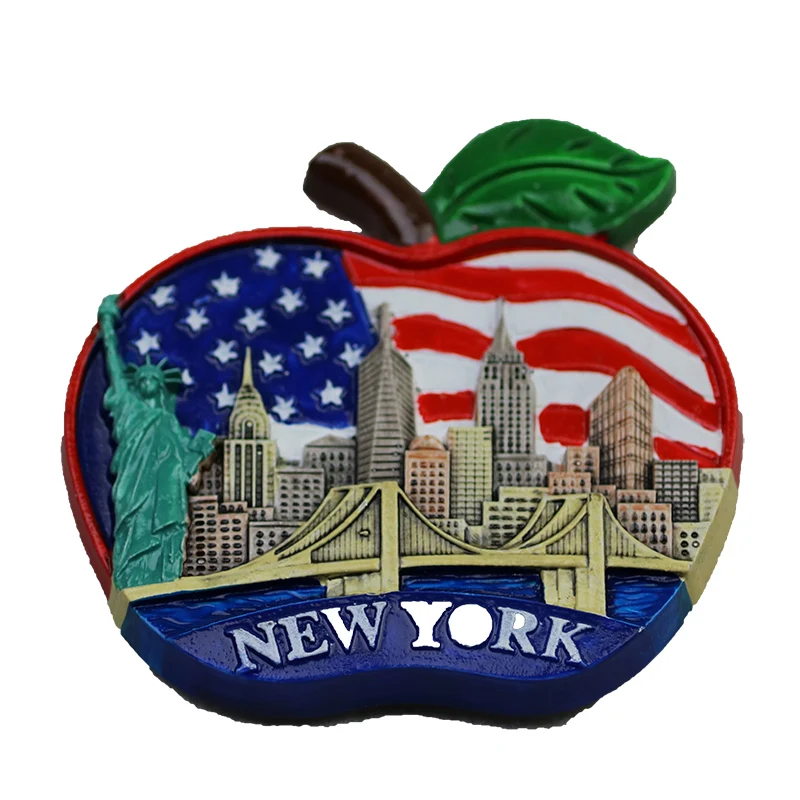 Туристический памятный пейзаж магниты на холодильник 3D магнитные наклейки