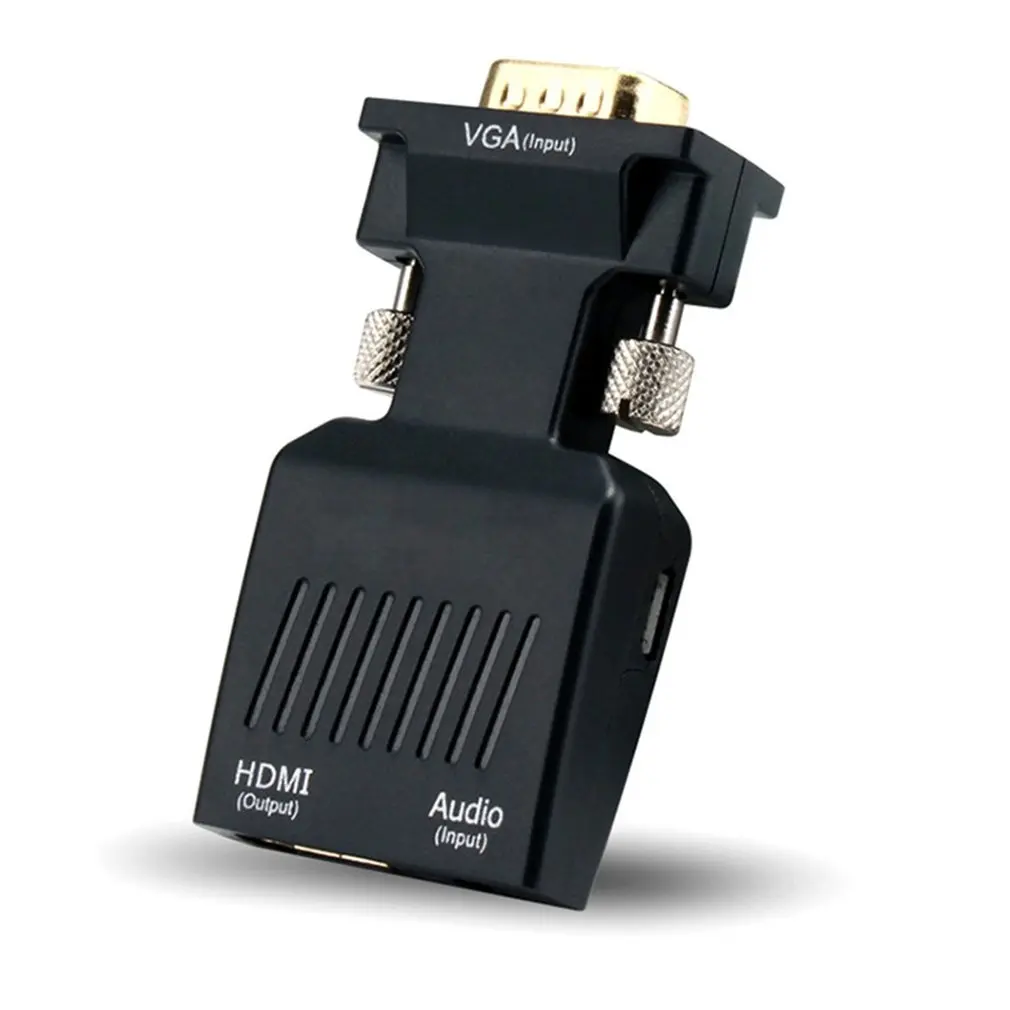 VGA мужчина к HDMI Женский конвертер с аудио-адаптером кабели 1080P для HDTV монитор проектор ПК PS3