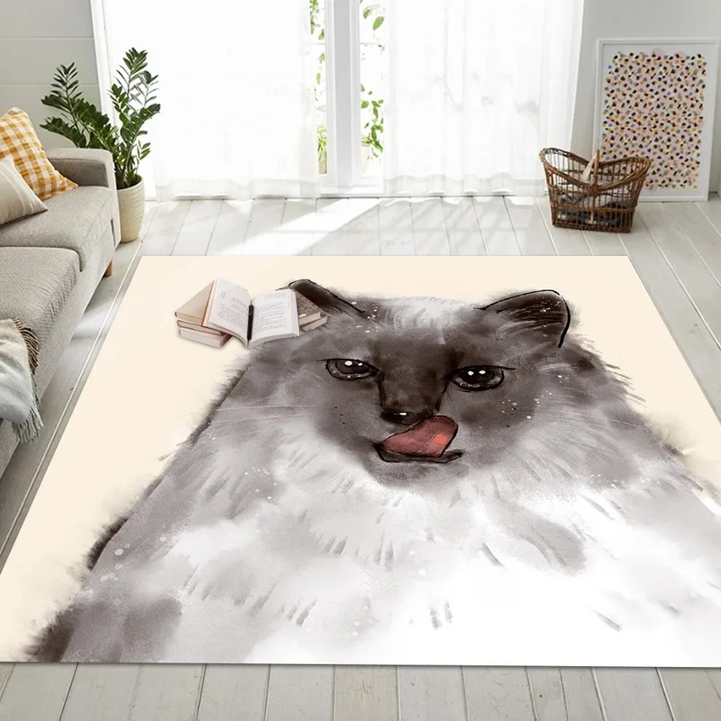 Мягкий детский ковер для спальни бархатный коврик игр Противоскользящий дивана