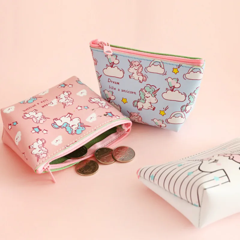 Вместительная многофункциональная косметичка в виде единорога дорожная Сумочка