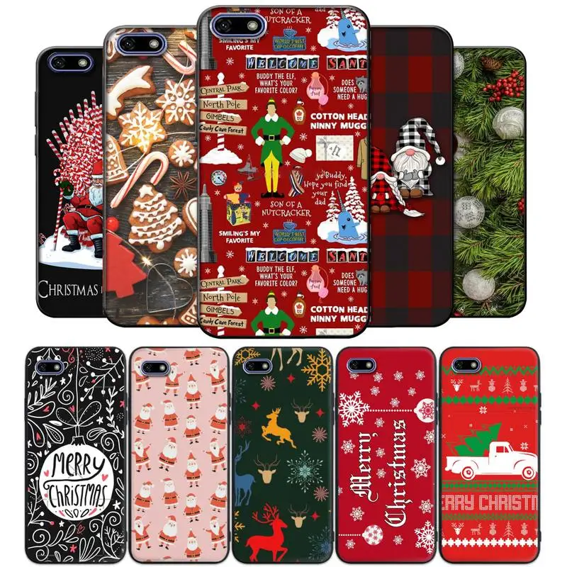 

Hot Christmas Style Phone Case for Galaxy J2pro J4 J5 J6 J7 plus J5 prime J72016 2018 M10 M20 M30 funda Cover