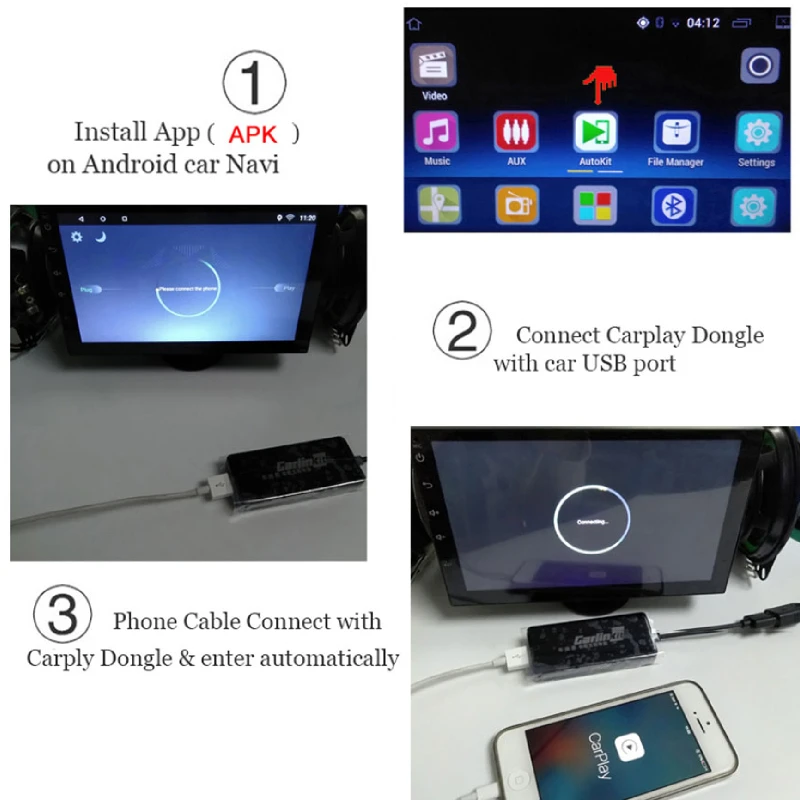 Vehemo автомобильное соединение ключ USB портативный ссылка ключ навигация плеер Авто Ссылка адаптер для Smart TV Автомобильная электроника Android Apple CarPlay