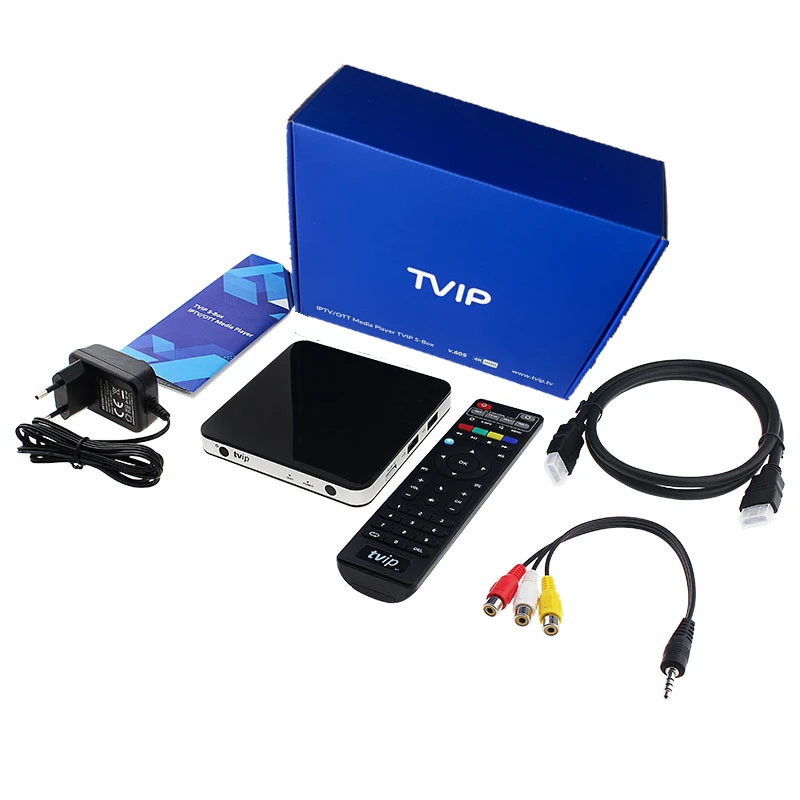 5 шт. / Лот TVIP 525 Smart TV Box Linux Amlogic S905W 4K UHD Youtobe Медиа-плейер Телеприставки 2.4G 5G Wi-Fi