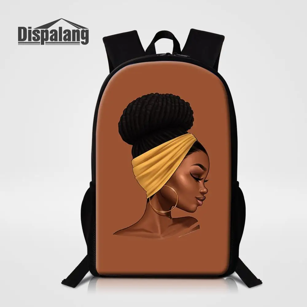 Backpack6 Dispalang, индивидуальный дизайн, школьные сумки, 16 дюймов, женский рюкзак, африканская девочка, принт, школьный рюкзак для девочек-подростков, рюкзак - Цвет: Backpack6