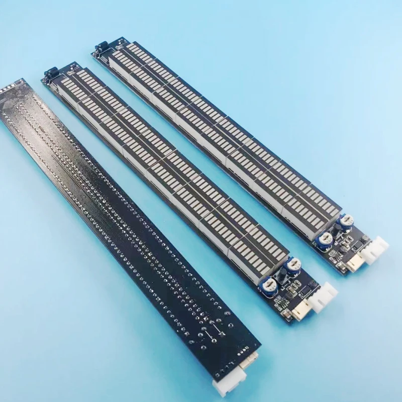 Двойной 64 стерео музыка спектр светодиодный светильник аудио индикатор уровня