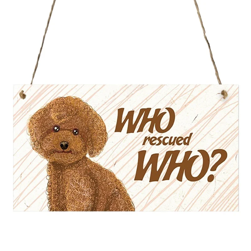 

Wooden Decor Dog Wooden Sign Pet Tag Cat Accessorise Lovely Friendship Animal Sign Hanging Plaques for Crafts Home Decoration