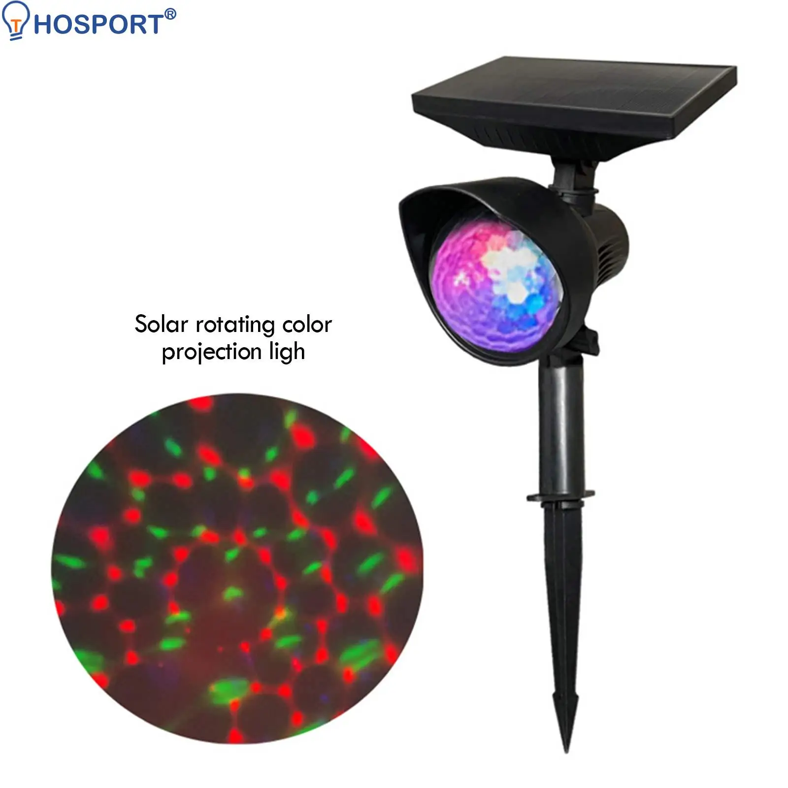

Solar Landscape Lights Ball RGB LED Waterproof Solar Powered Rotary Colorful Lights Solar Lawn Lamp Outdoor Security Lighting