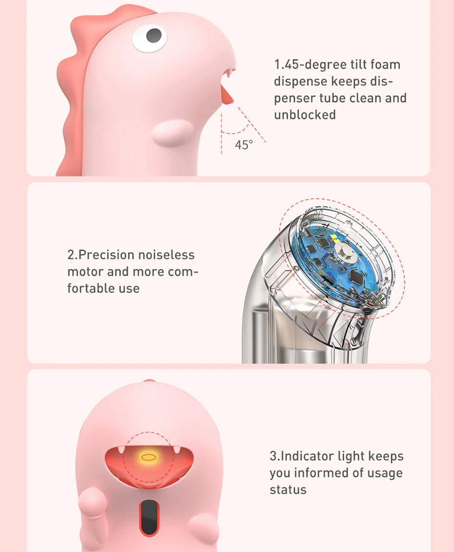 Автоматический диспенсер для мыла с бесконтактным датчиком милая мультяшная