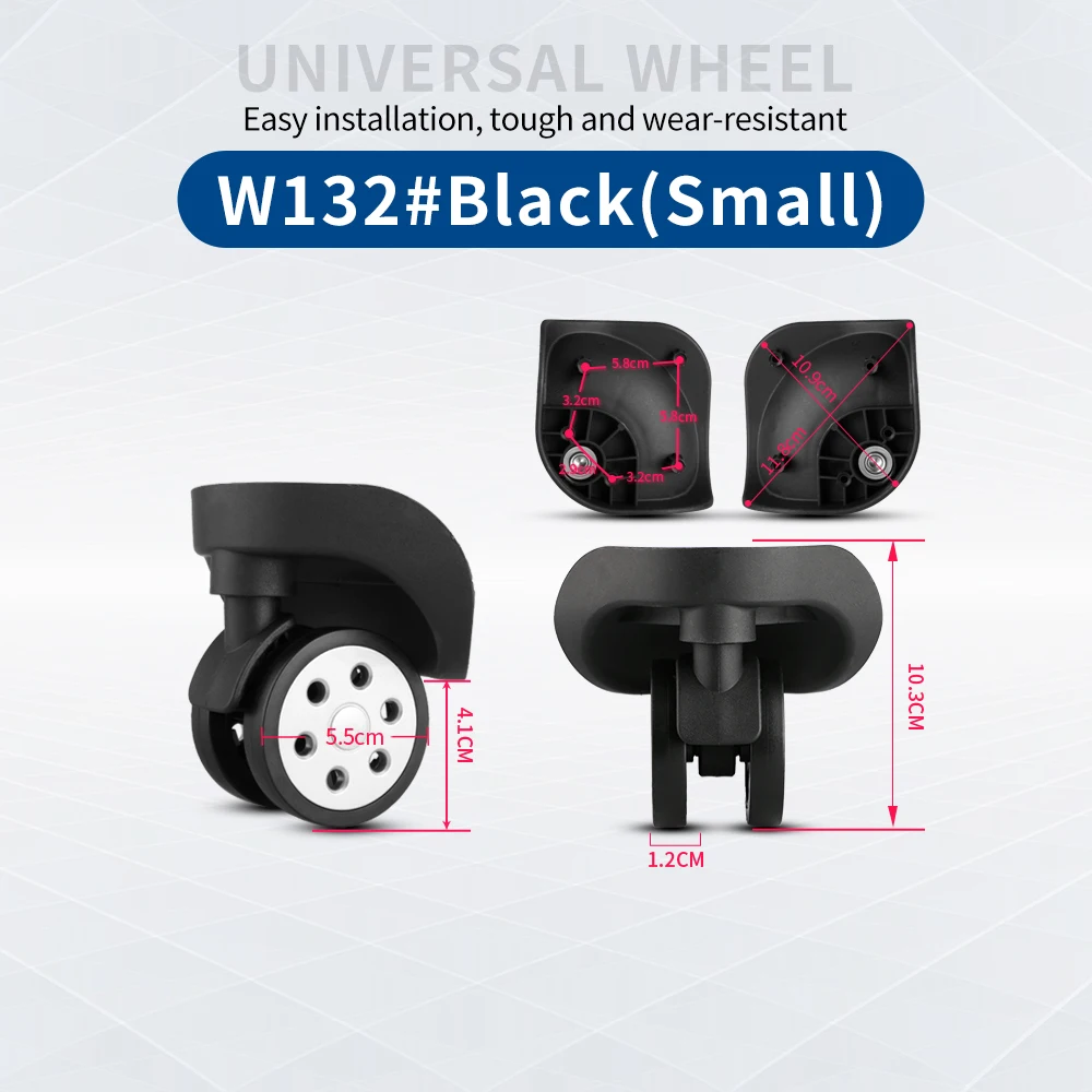 TANGYIPIN W132 Luggage universal wheels suitcases trolley case accessories business box repair colored replacement mute wheel