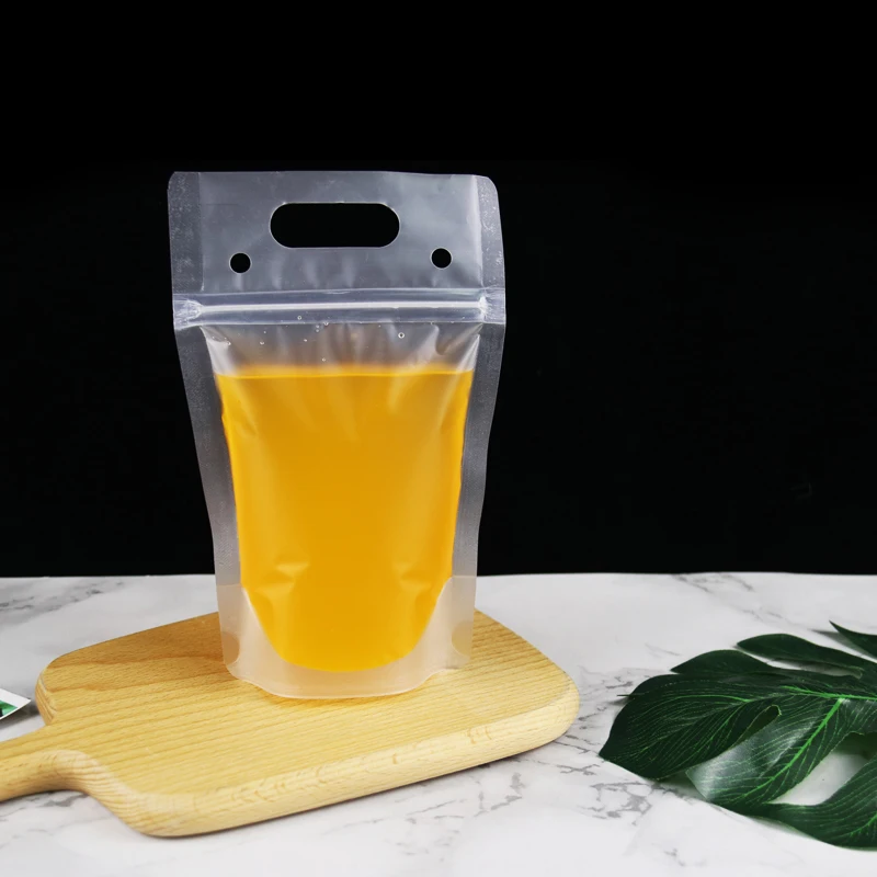 100 шт креативные прозрачные толстые пластиковые пакеты с застежкой молнией 350 мл