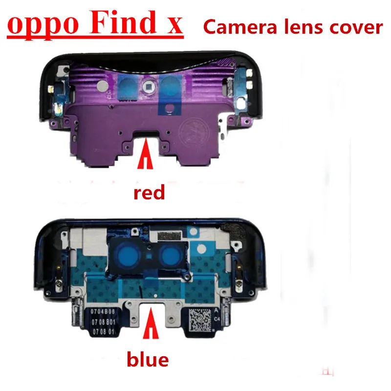 100% 0 original para Oppo Find X FindX, cubierta de lente de cristal de c&aacute;mara trasera grande, reparaci&oacute;n de repuesto-0