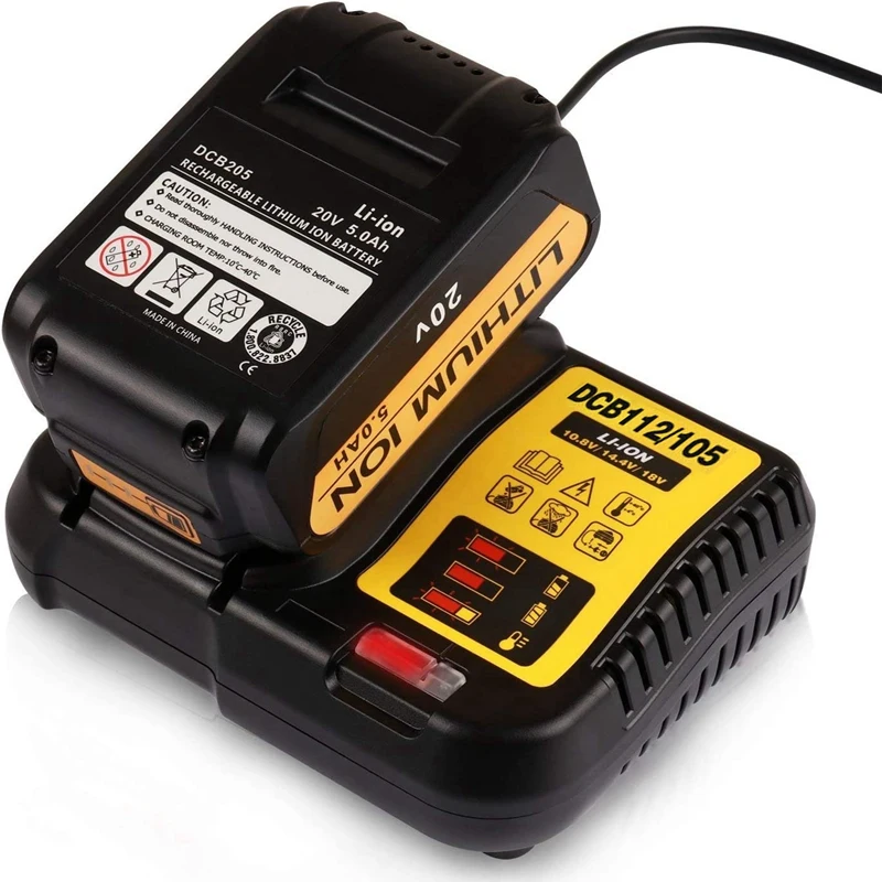 Dcb105/Dcb112 литиевая батарея зарядное устройство для Dewalt 12V 14 4 V 18V Dcb120 | Электроника