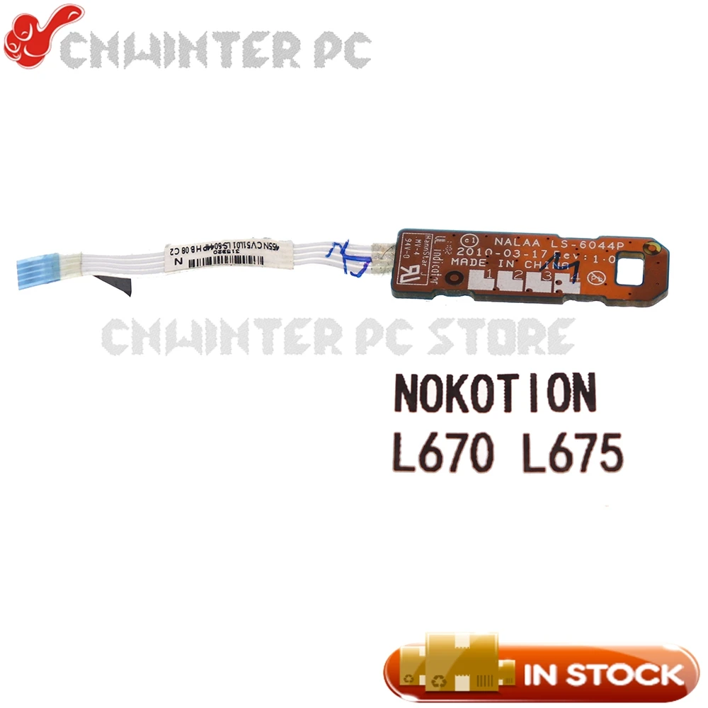 

NOKOTION зарядное устройство для Toshiba Satellite Pro L670 L675, плата питания с кабелем