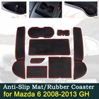 Противоскользящая резиновая подушка на дверную чашку для Mazda 6 2008  2013 GH Sedan Wagon 2009 2010 2011 2012