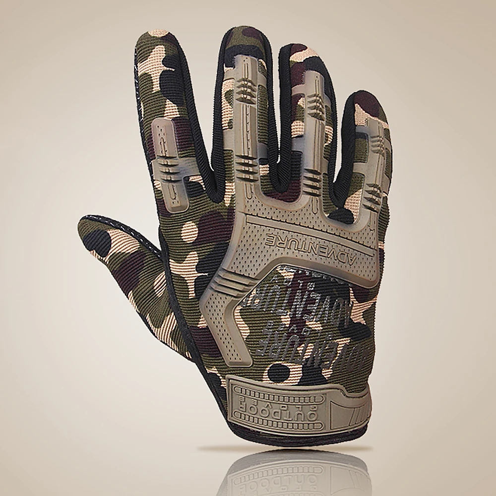 Велосипедные перчатки для рыбалки уличные противоскользящие с полным пальцем