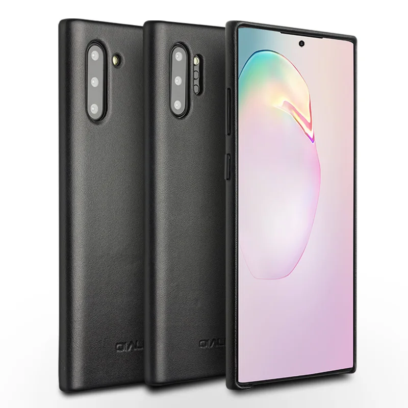 QIALINO, сумка из натуральной кожи, чехол для телефона samsung note10+ S10+ Plus, модная Роскошная задняя крышка для samsung S10 6,1/6,5 Дюймов