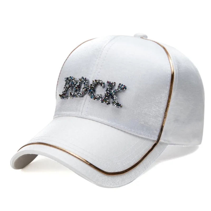 Baseball cap letters ladies crimped outdoor sun hat personalized fashion cap