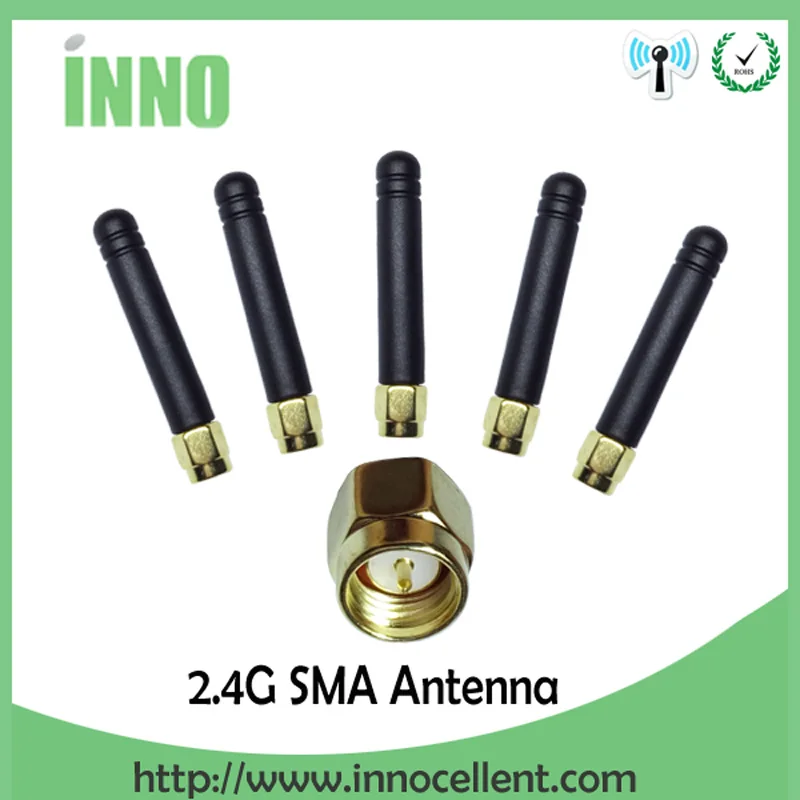 20 шт./лот оптовая продажа 2 4 ГГц wi fi антенна SMA разъем ~ 3dbi антенн небольшого