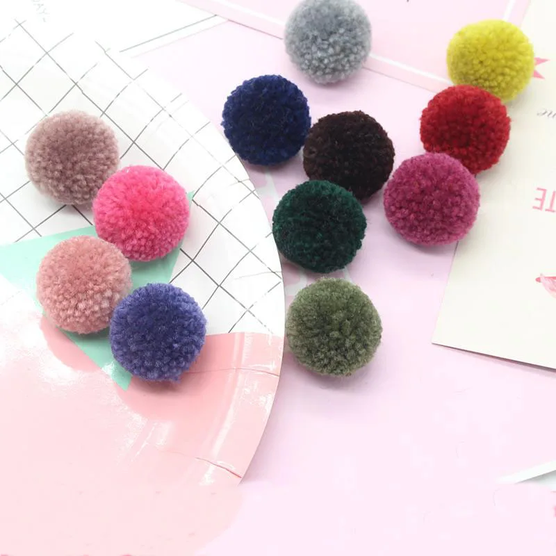 10 шт. помпоны из пряжи 3 см|Принадлежности для рукоделия| |