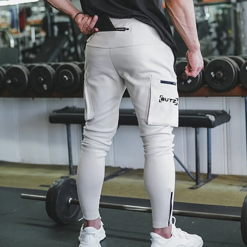 

Fashion men's trousers jogging pocket design sports pants new cotton camouflage men's fitness multi-pocket jogging pants fashion