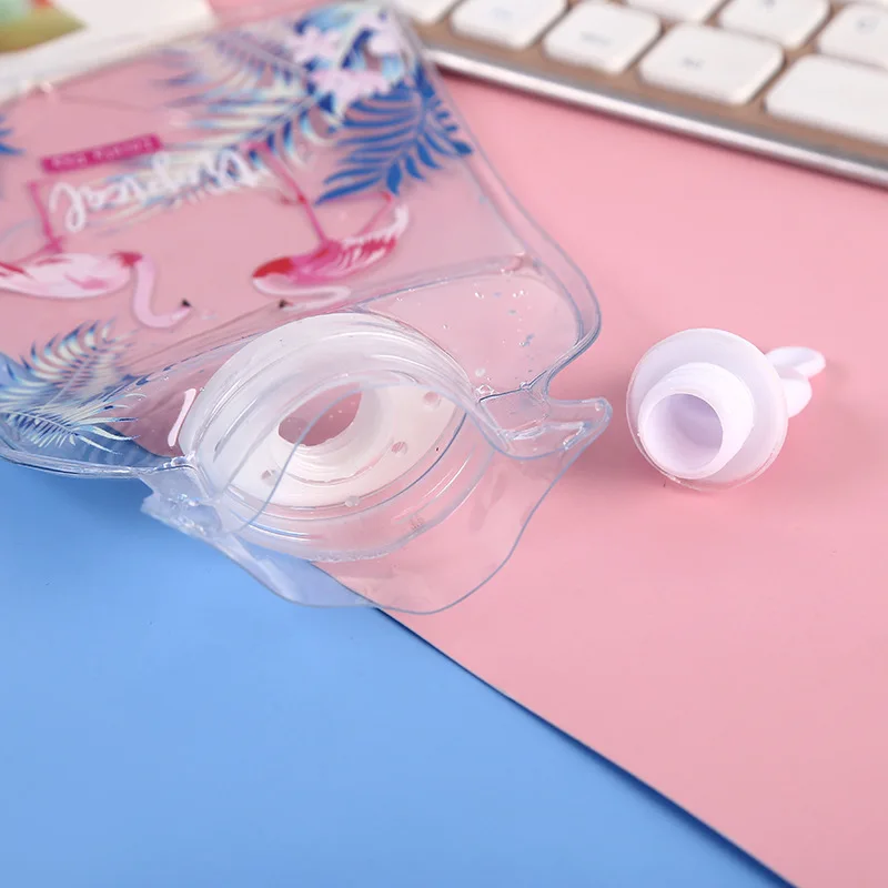 Сумка для бутылки с горячей водой термобутылка воды обогреватель рук прозрачный