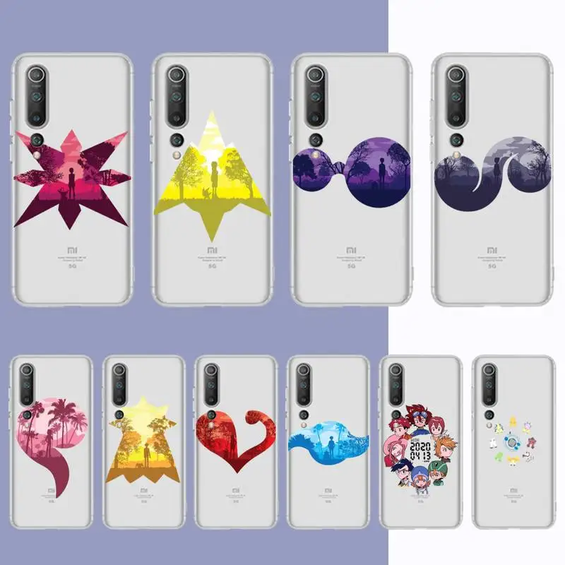 

YNDFCNB Anime Digimon Phone Case For Redmi Note 5 7 8 9 10 A K20 pro max lite for Xiaomi 10pro 10T