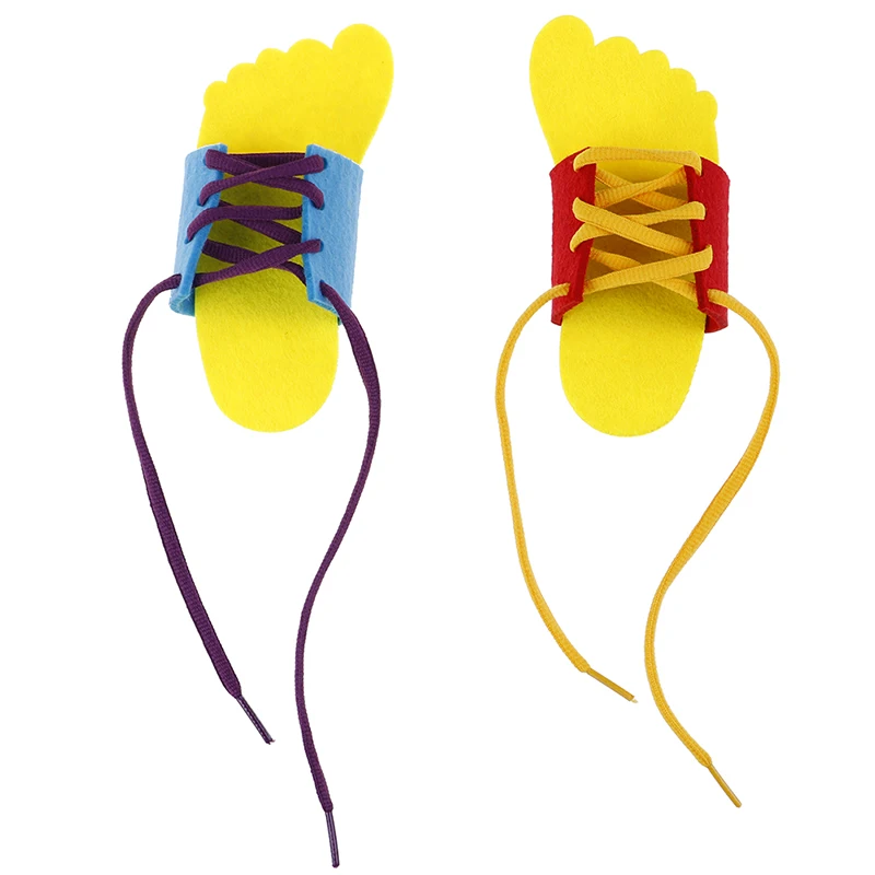 1 пара детские развивающие игрушки для детей ясельного возраста на шнуровке