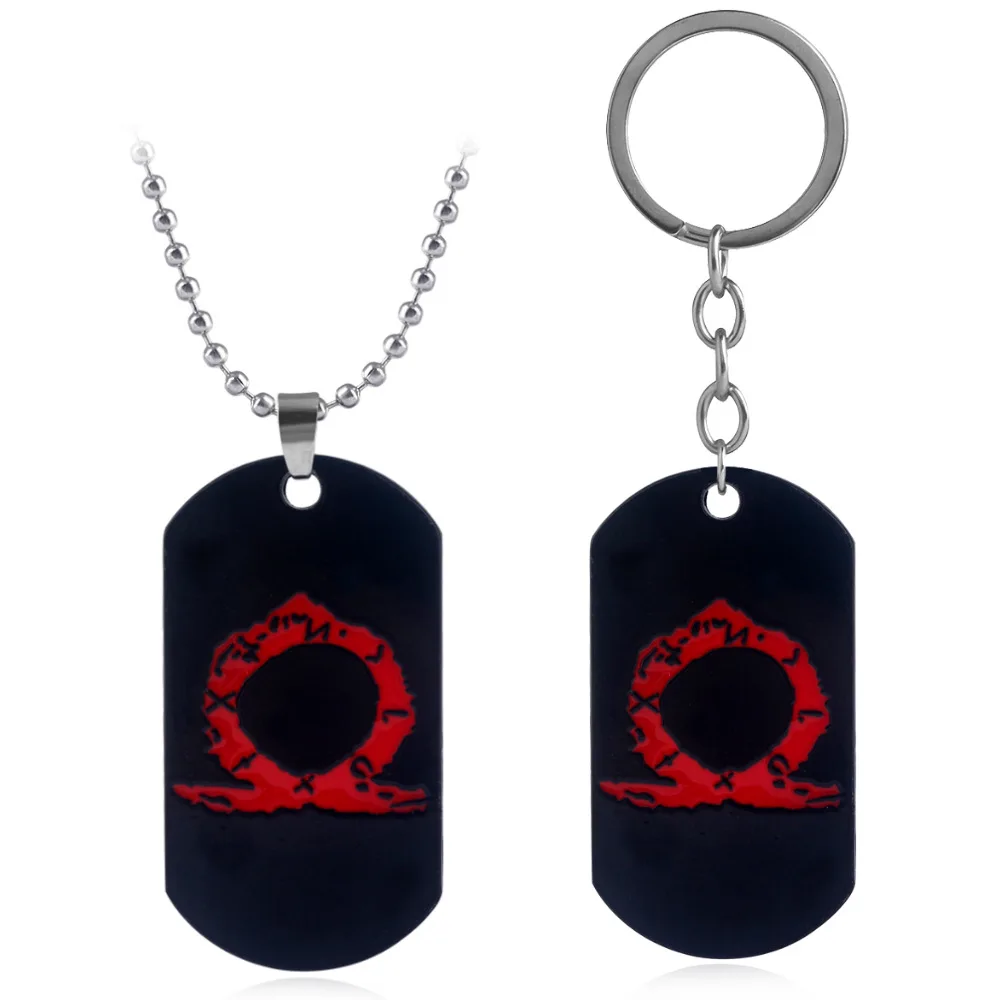 Косплей ожерелье из фильма периферийная игра по периметру God of War Ω Dog Tag подвесной