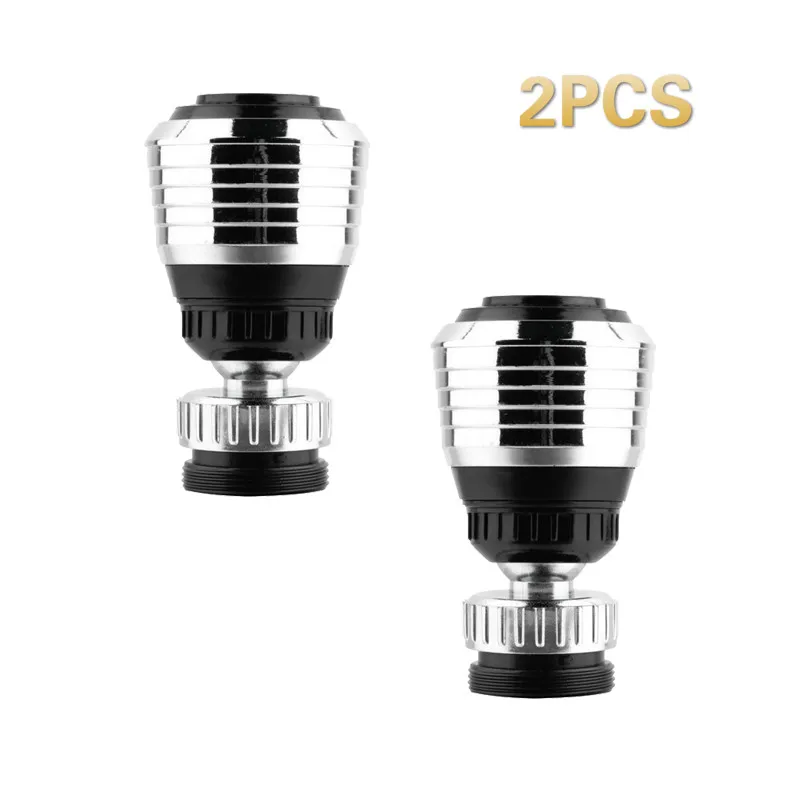 2Pcs 2 шт 360 градусов вращающийся диффузор кухонные аксессуары для чистки овощей инструменты брызгозащищенные Водосберегающие душ Кухонные гаджеты - Цвет: 2Pcs