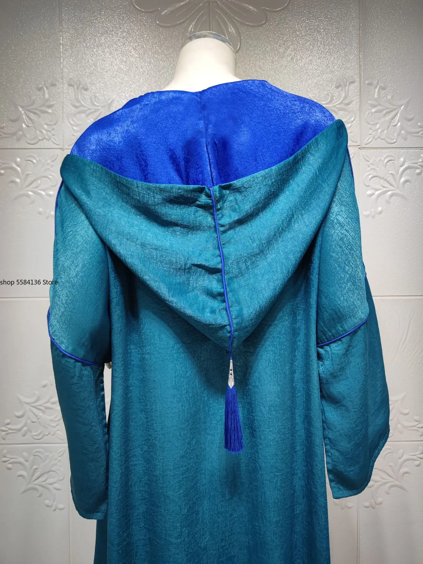 Халат с капюшоном хиджаб платье абайя мусульманская мода джалабия реглан рукава