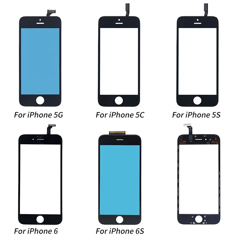 Netcosy сенсорный экран дигитайзер панель для iphone 5G сенсорный экран+ кронштейн для iphone 5S 5C запасные части для iphone 6 6S