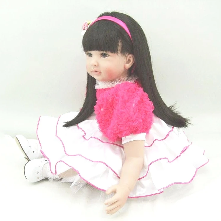 60 см Виниловая силиконовая кукла-Реборн детская игрушка подарок на день рождения