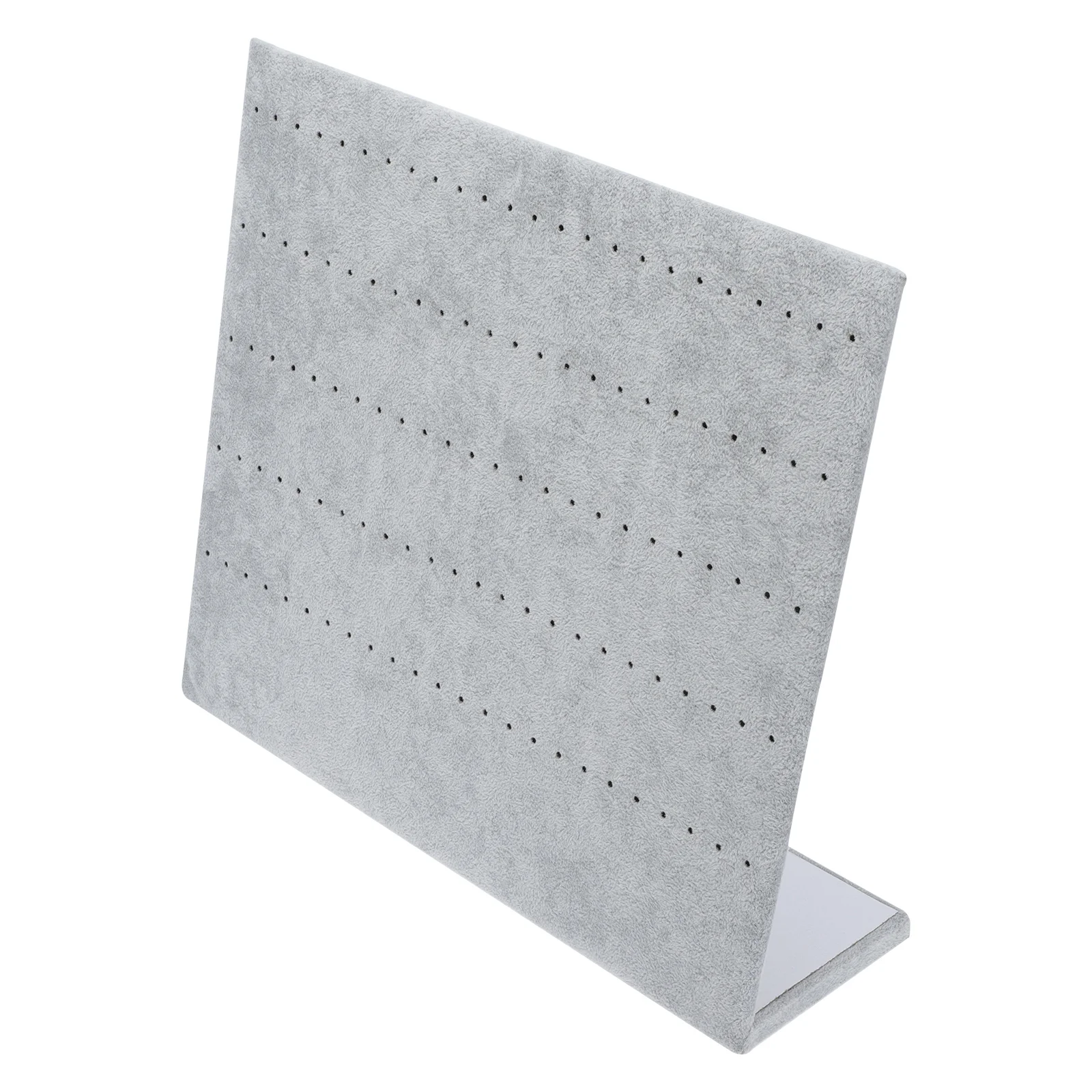 

1pc Practical Ear Studs Storage Rack Convenient Jewelry Shelf (Grey)