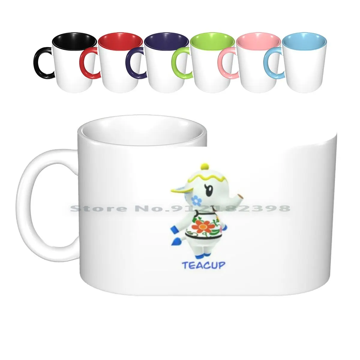 

Tia Ceramic Mugs Coffee Cups Milk Tea Mug Tia Animal Animal New Horizons Animal Acnh Creative Trending Vintage Gift Bottle Cup