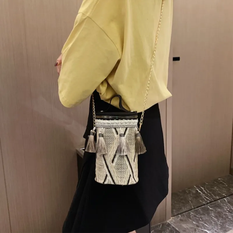 Женские сумки с кисточками для девочек Новинка лета-осени 2019 сумка-мессенджер в